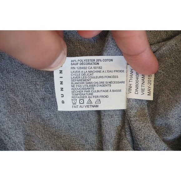 Dunning Men’s Heather Gray Sleeveless Performance Tee Shirt - Size XL - Picture 4 of 6